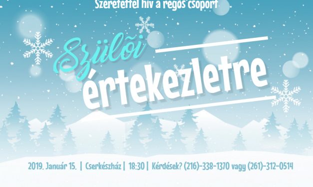 Regös Szülöi Értekezlet